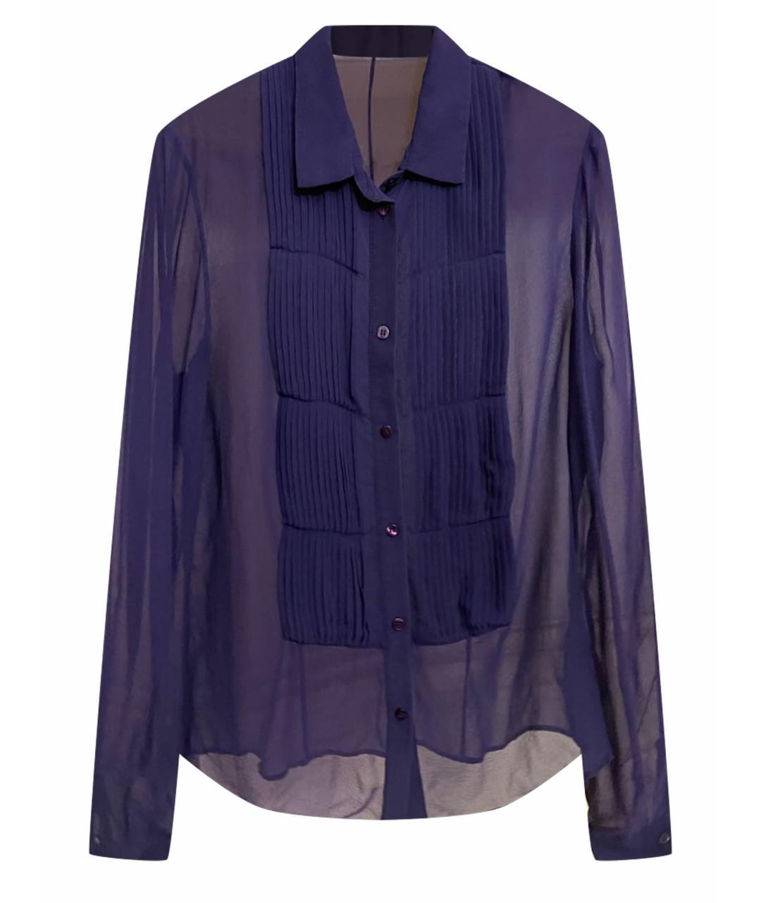 TRUSSARDI Фиолетовая полиэстеровая блузы, фото 1