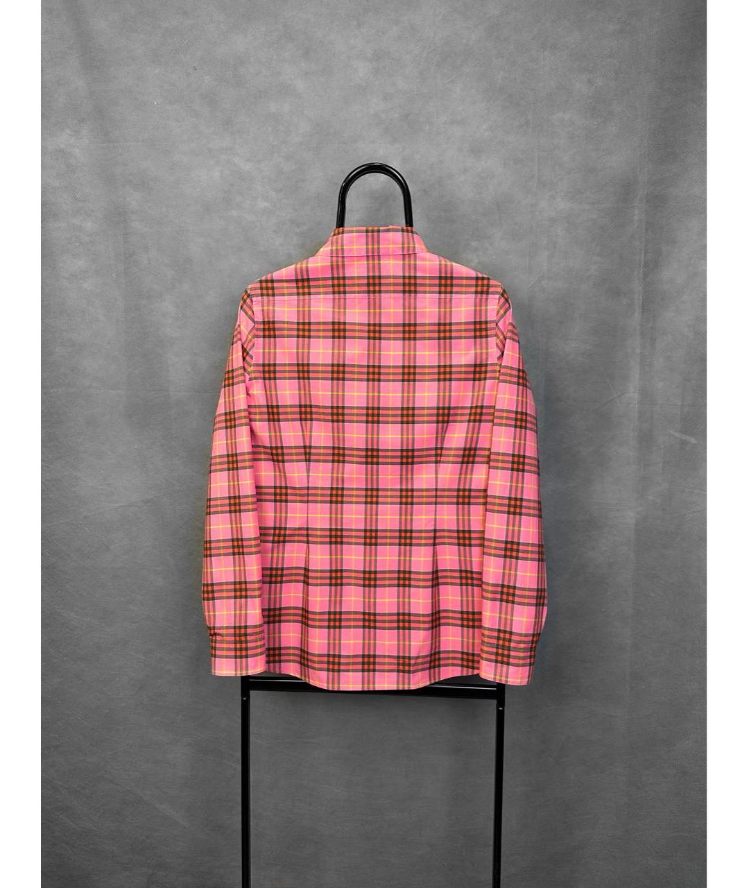 BURBERRY Розовая хлопковая рубашка, фото 2
