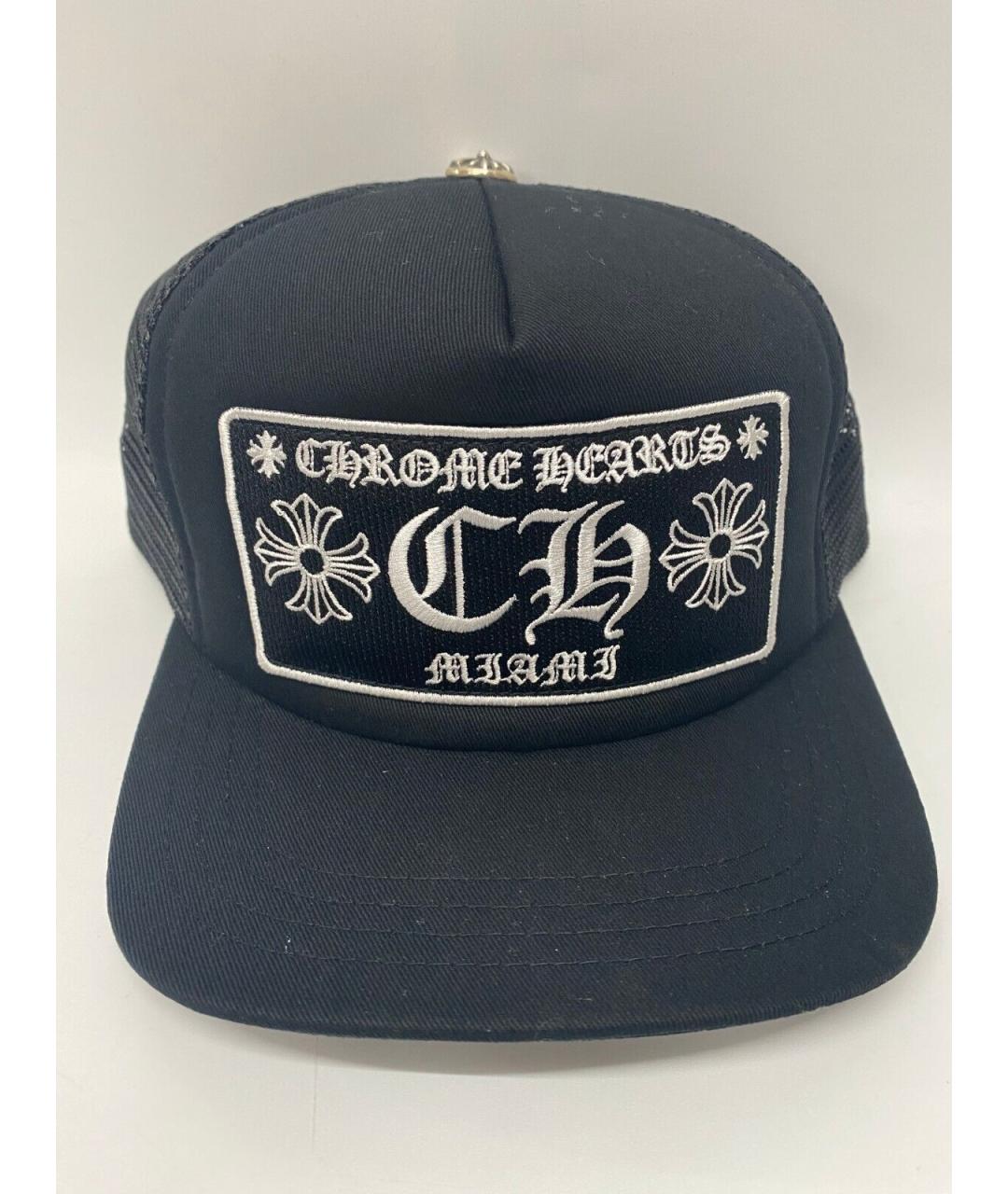 CHROME HEARTS Черная кепка/бейсболка, фото 3