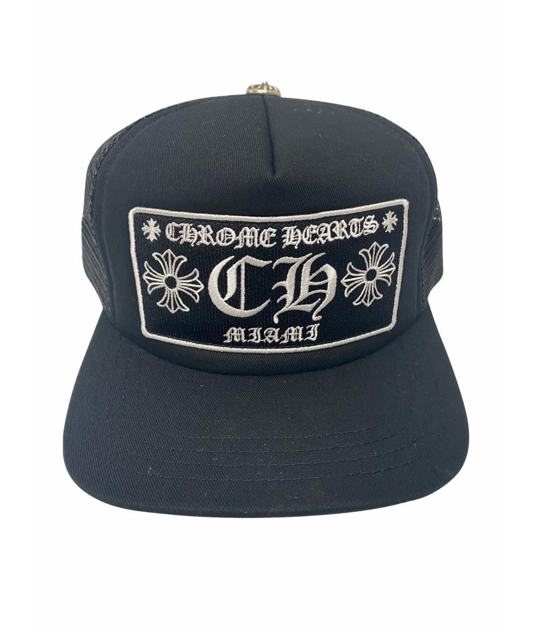 CHROME HEARTS Черная кепка/бейсболка, фото 1