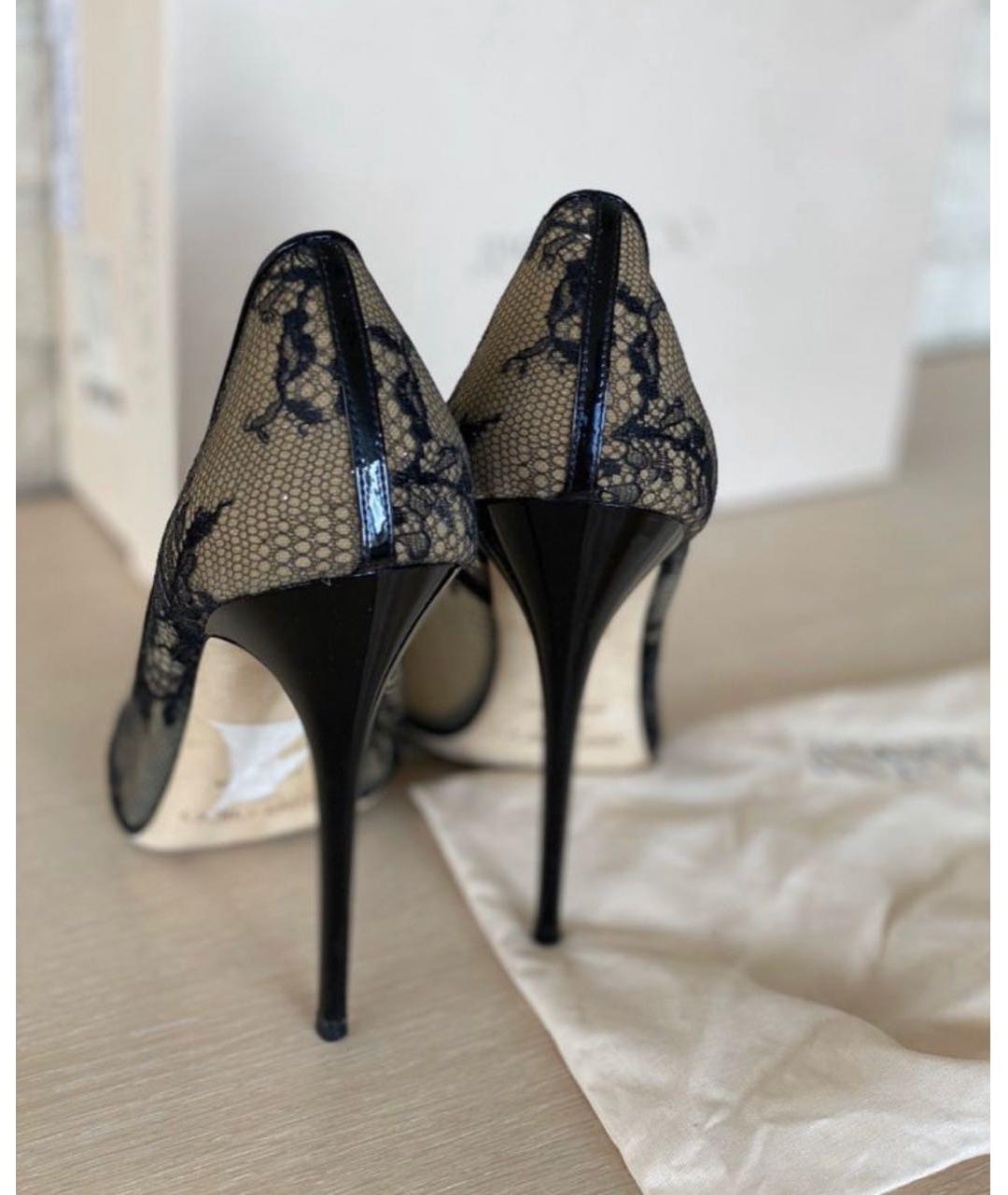 JIMMY CHOO Черные кожаные туфли, фото 6