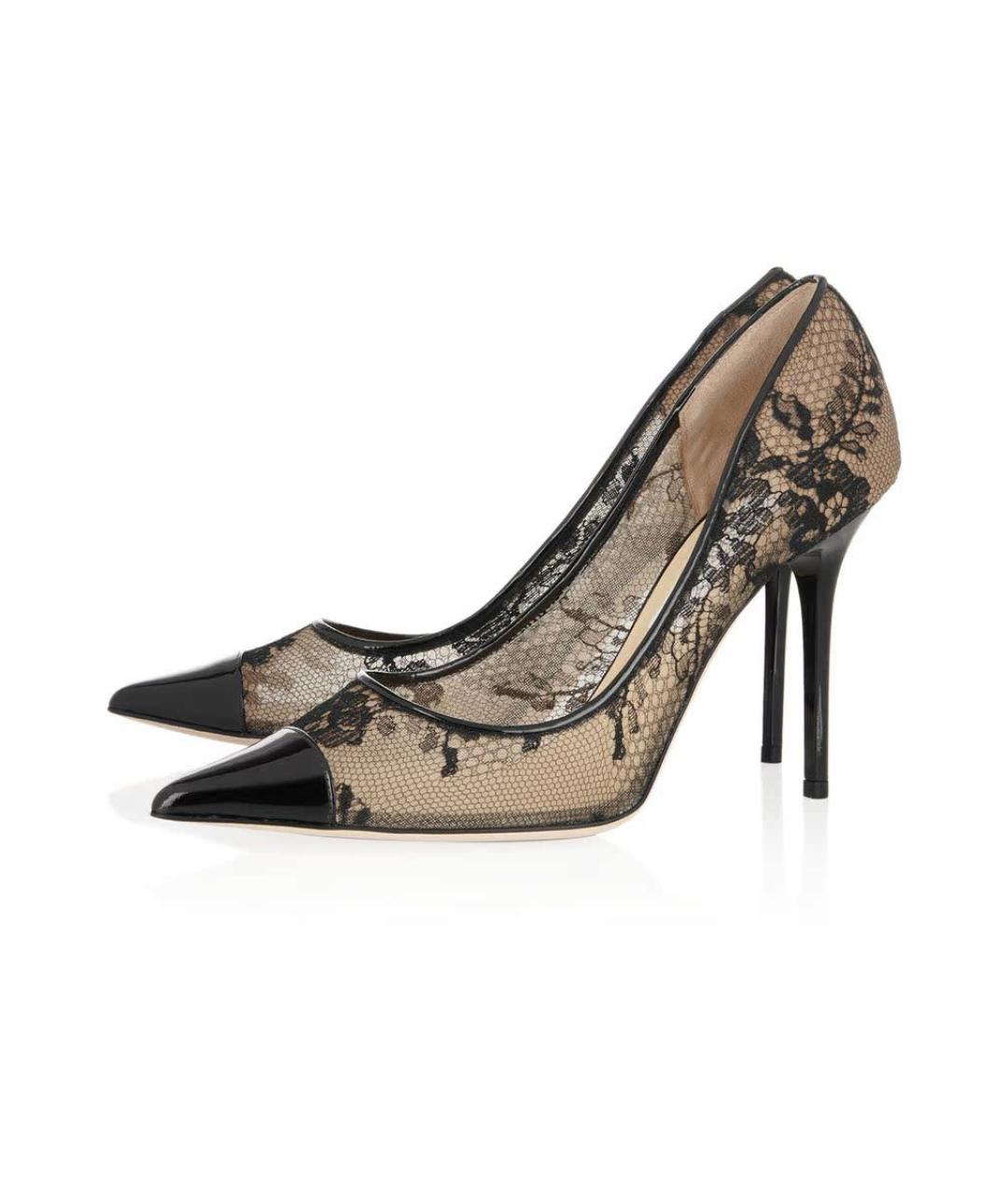 JIMMY CHOO Черные кожаные туфли, фото 7