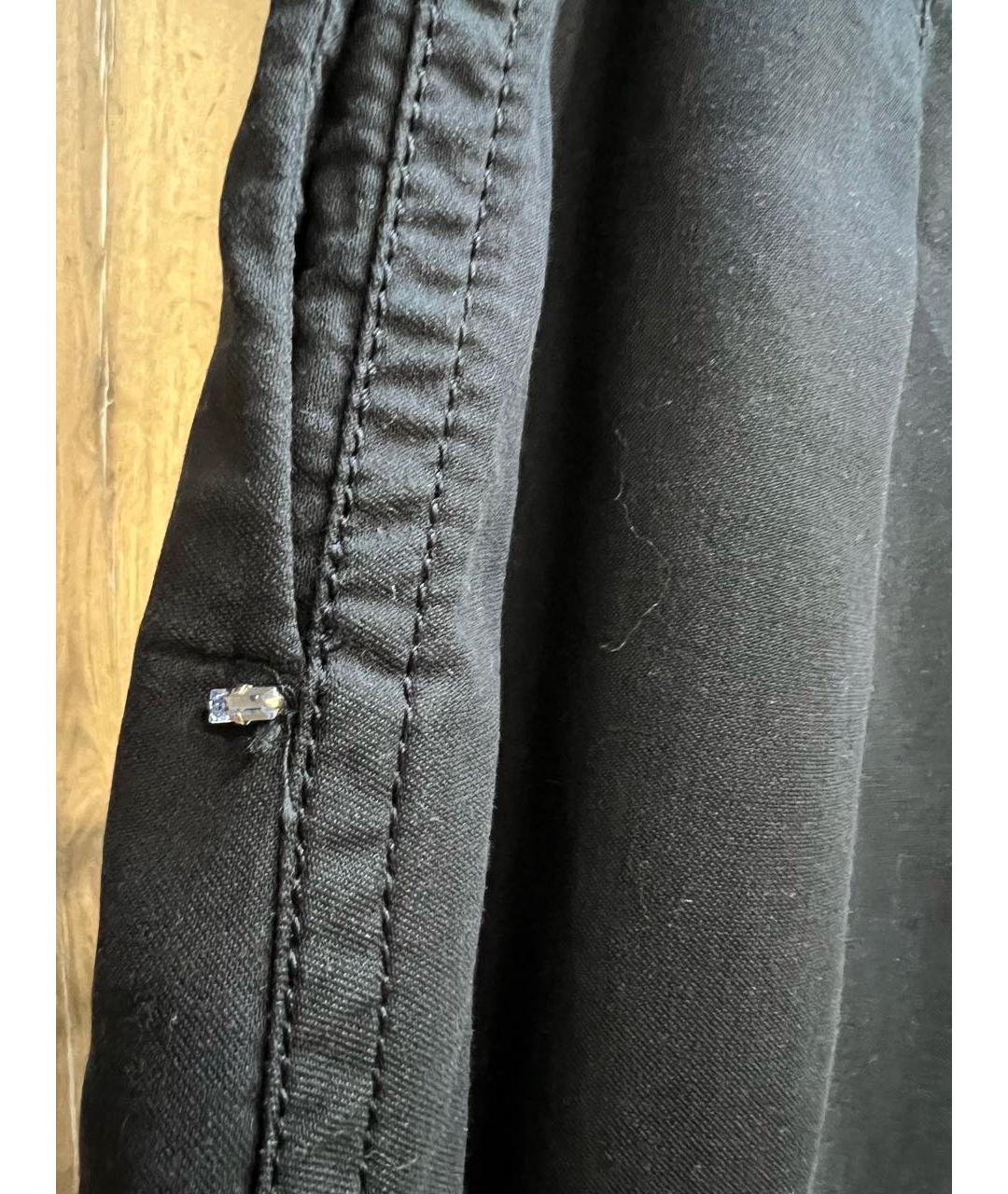 SPORT MAX CODE Темно-синяя хлопко-эластановая юбка-шорты, фото 4