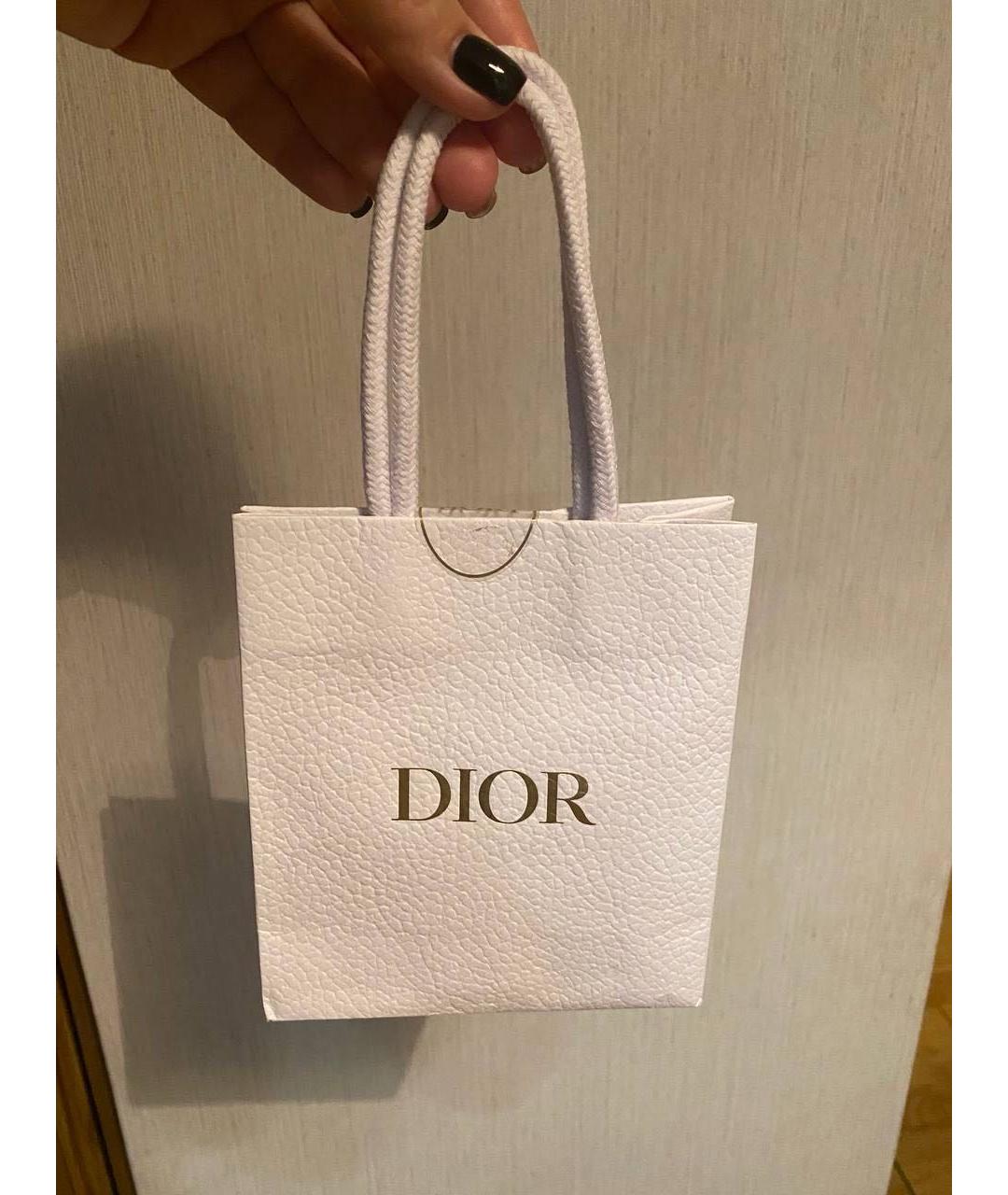 CHRISTIAN DIOR Голубой шелковый платок, фото 8