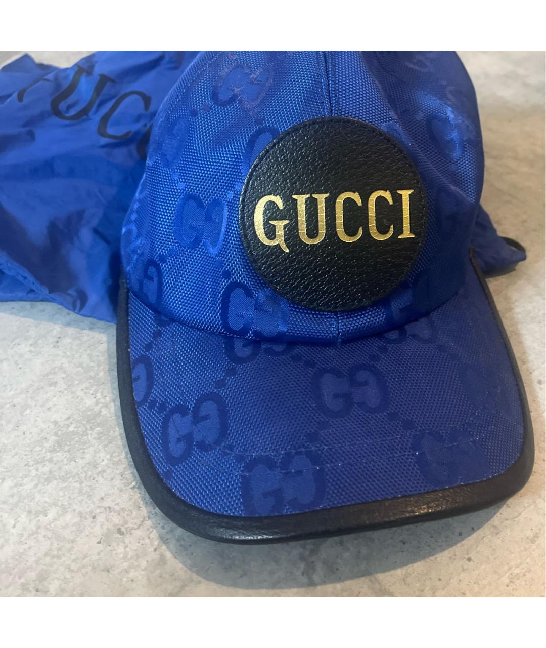 GUCCI Синяя кепка, фото 3