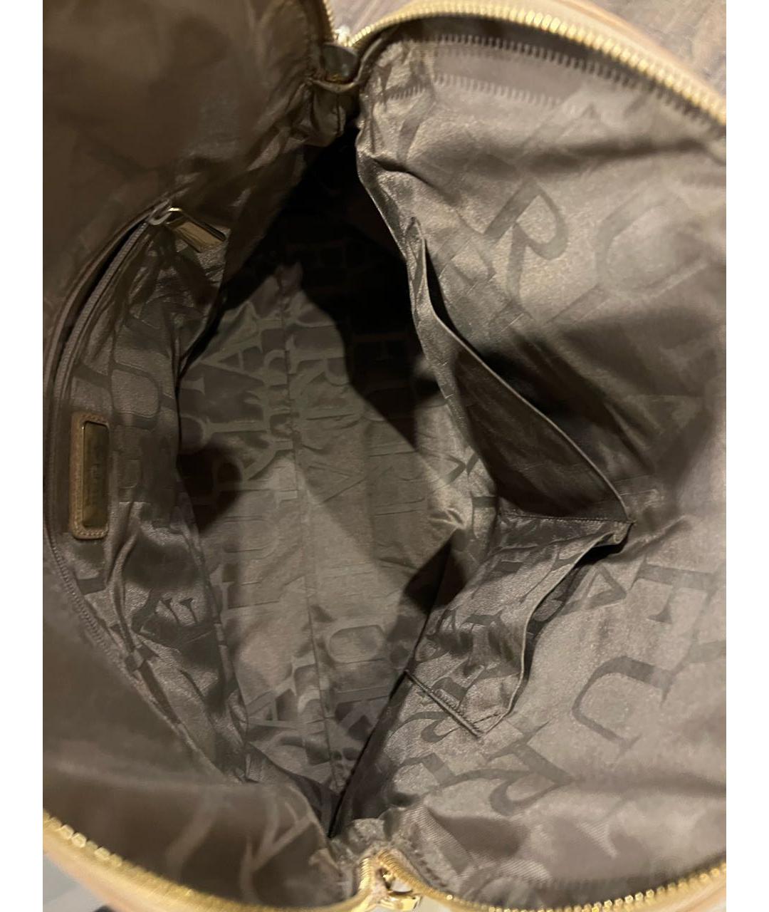 FURLA Бежевая кожаная сумка с короткими ручками, фото 4