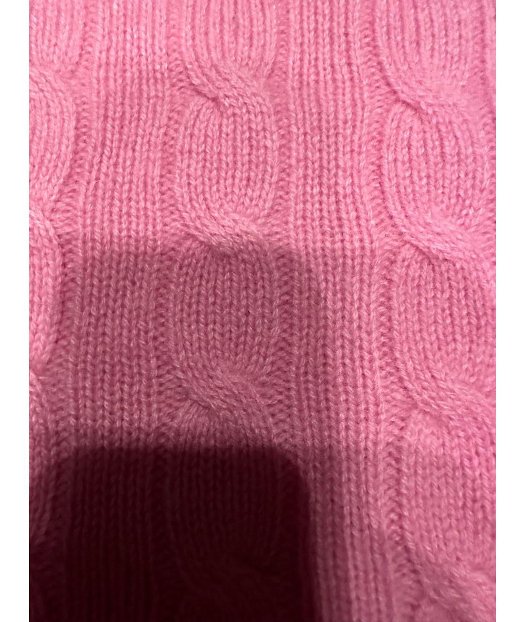 POLO RALPH LAUREN Розовый кашемировый джемпер / свитер, фото 5