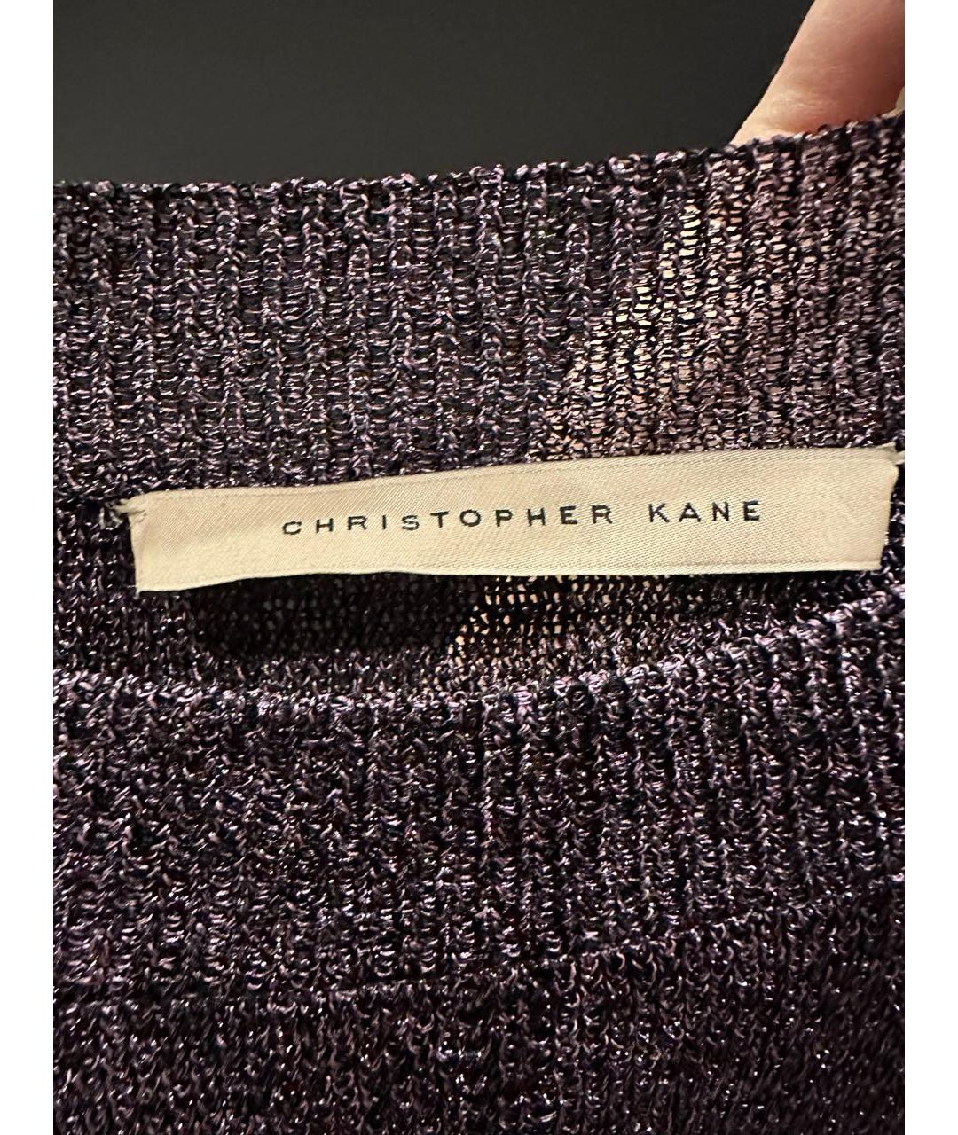 CHRISTOPHER KANE Фиолетовый синтетический джемпер / свитер, фото 3