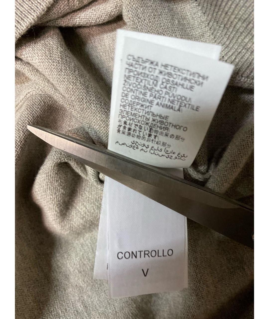 BRUNELLO CUCINELLI Серый хлопковый джемпер / свитер, фото 6