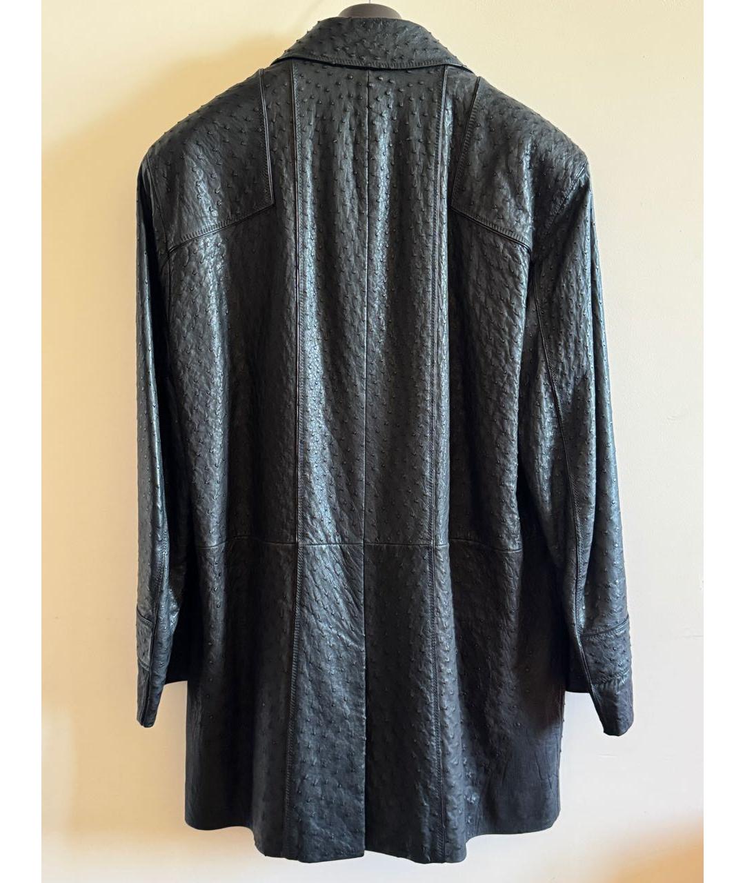 ZILLI Черная куртка из экзотической кожи, фото 7