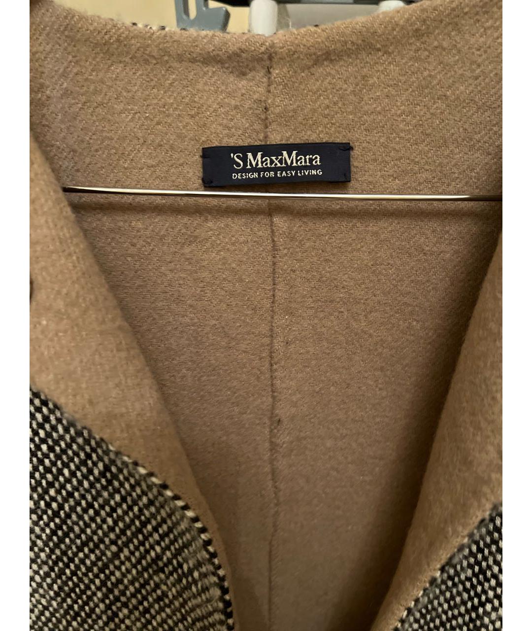 'S MAX MARA Серый шерстяной жакет/пиджак, фото 3