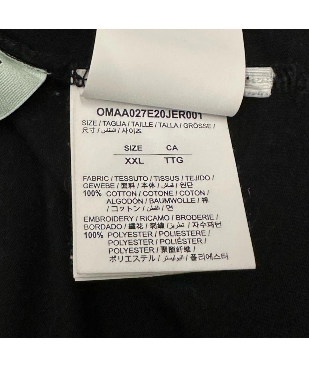 OFF-WHITE Черная футболка, фото 7
