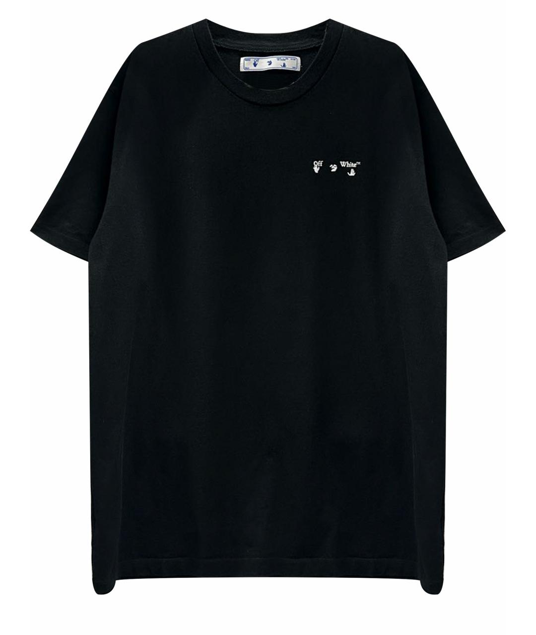 OFF-WHITE Черная футболка, фото 1