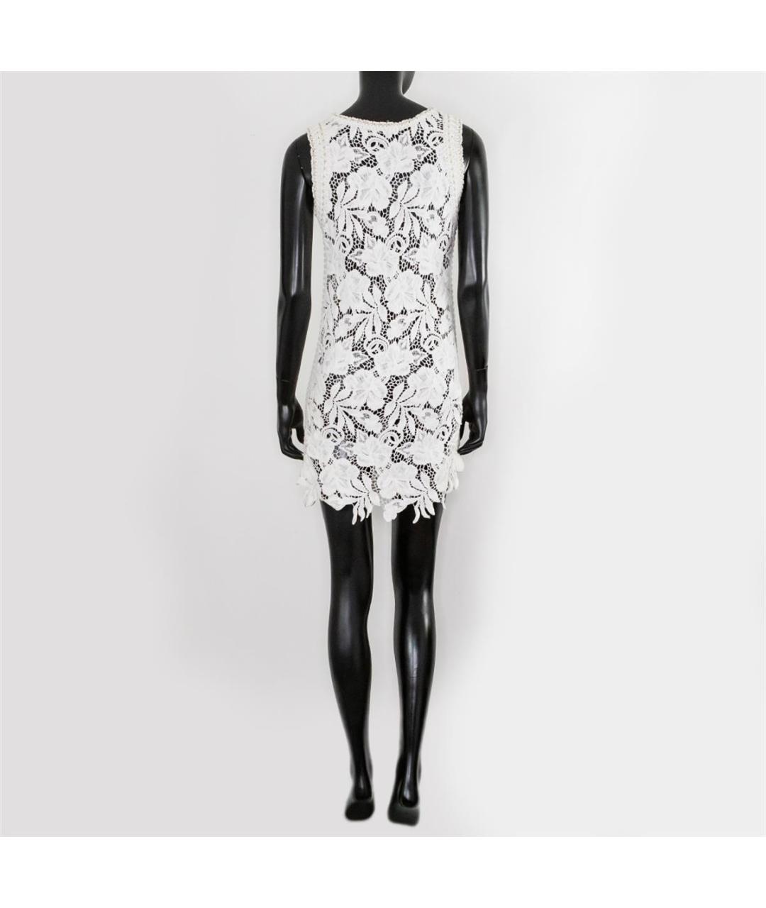 ERMANNO SCERVINO Белое вискозное повседневное платье, фото 3