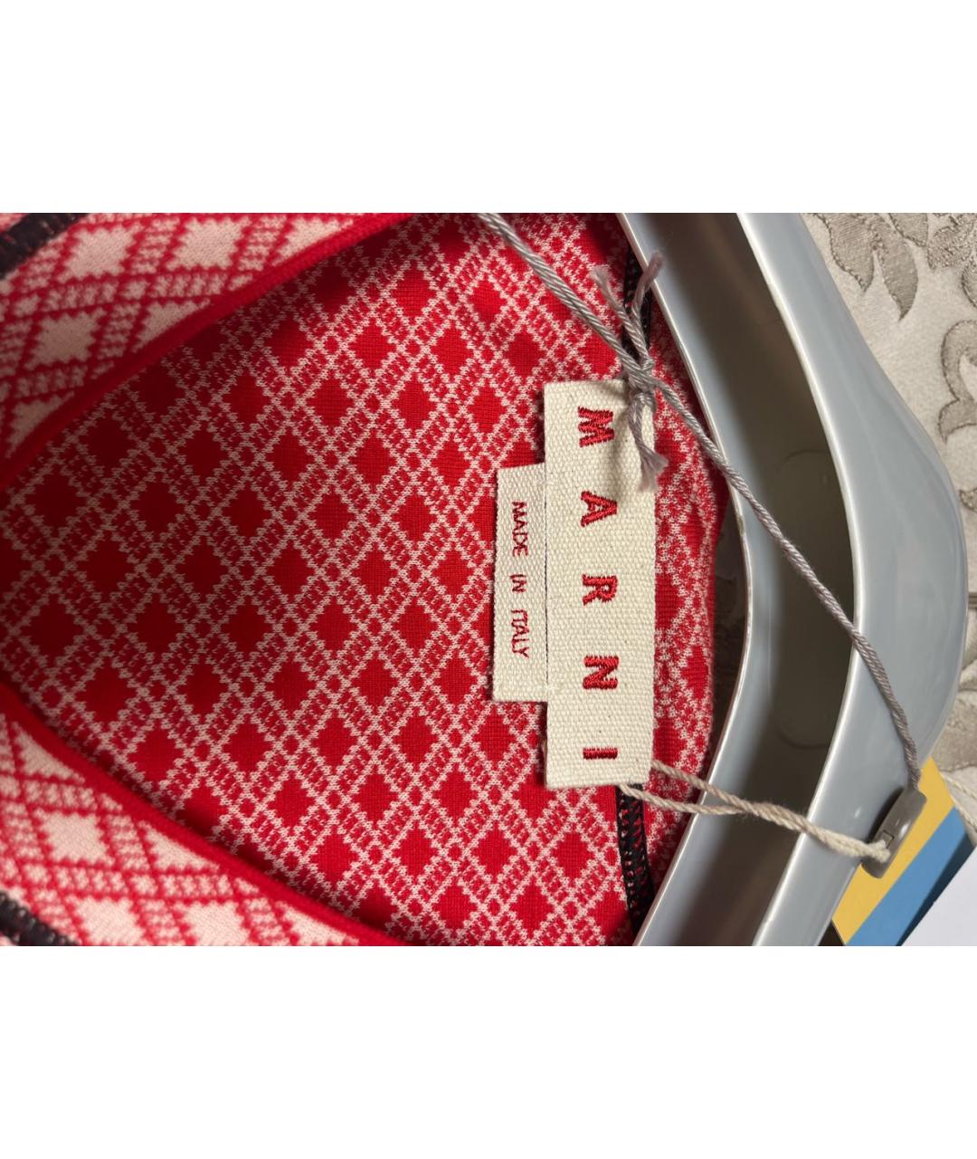 MARNI Красный хлопковый джемпер / свитер, фото 6