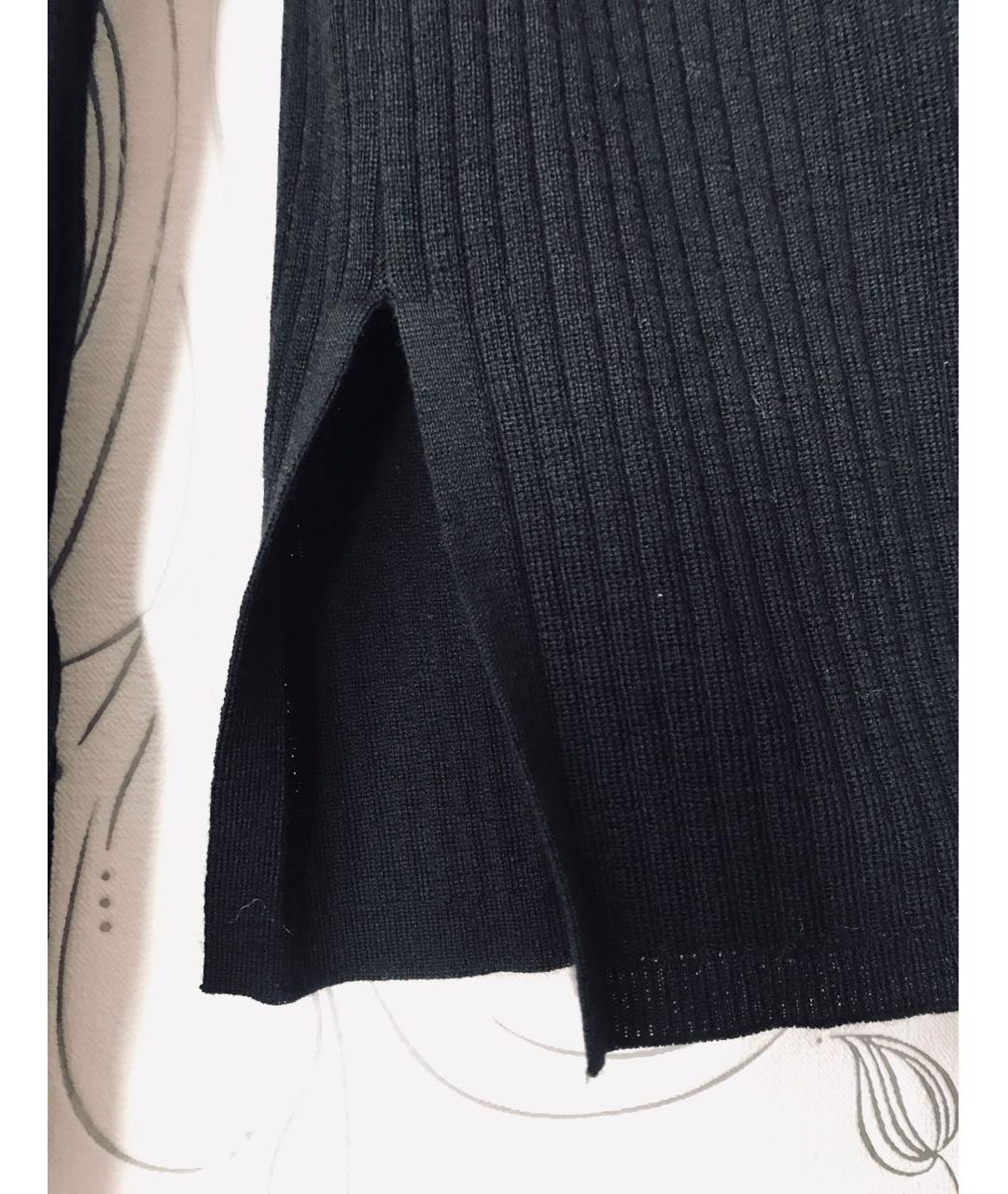 'S MAX MARA Черный шерстяной джемпер / свитер, фото 5