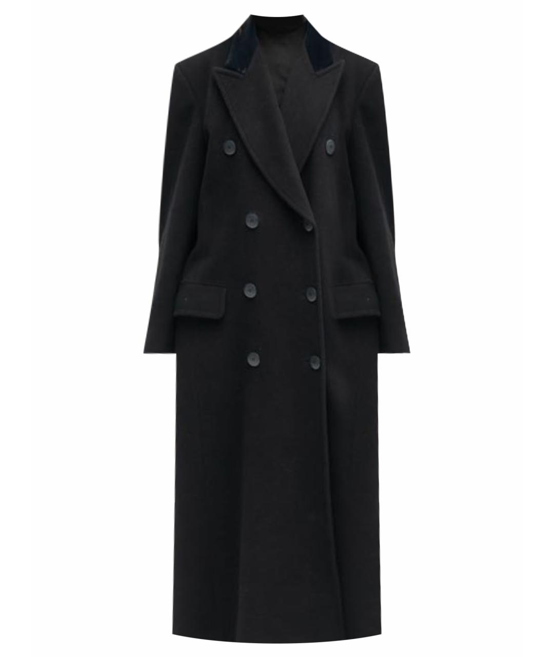 ESCADA Черное шерстяное пальто, фото 1