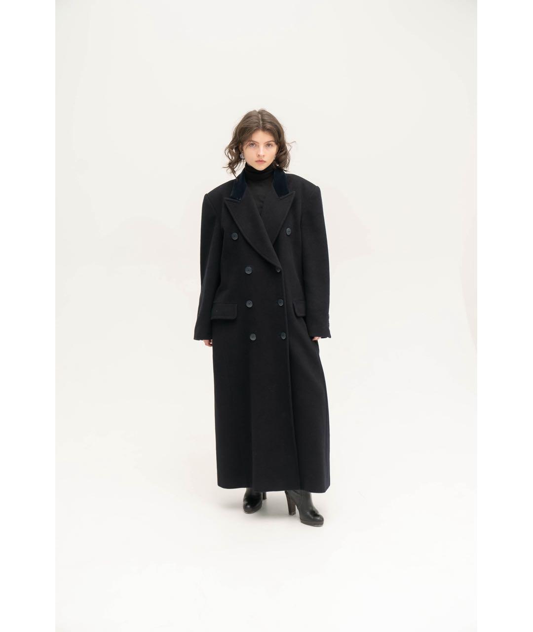 ESCADA Черное шерстяное пальто, фото 5