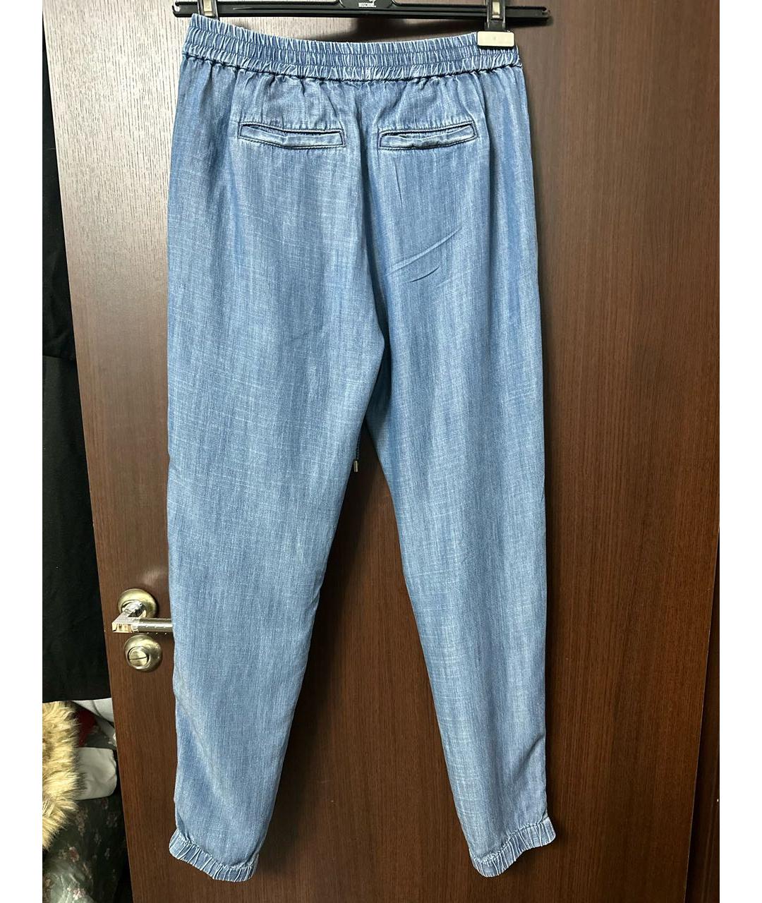 MICHAEL KORS Синие хлопковые прямые джинсы, фото 2