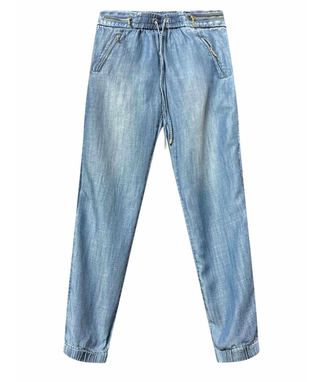 MICHAEL KORS Синие хлопковые прямые джинсы, фото 1