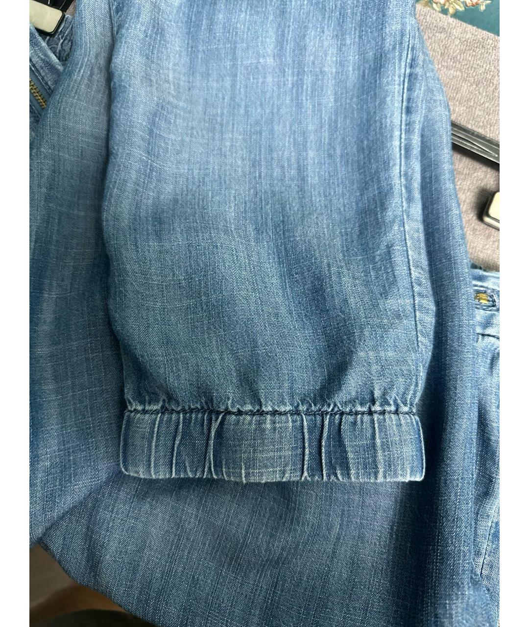 MICHAEL KORS Синие хлопковые прямые джинсы, фото 5