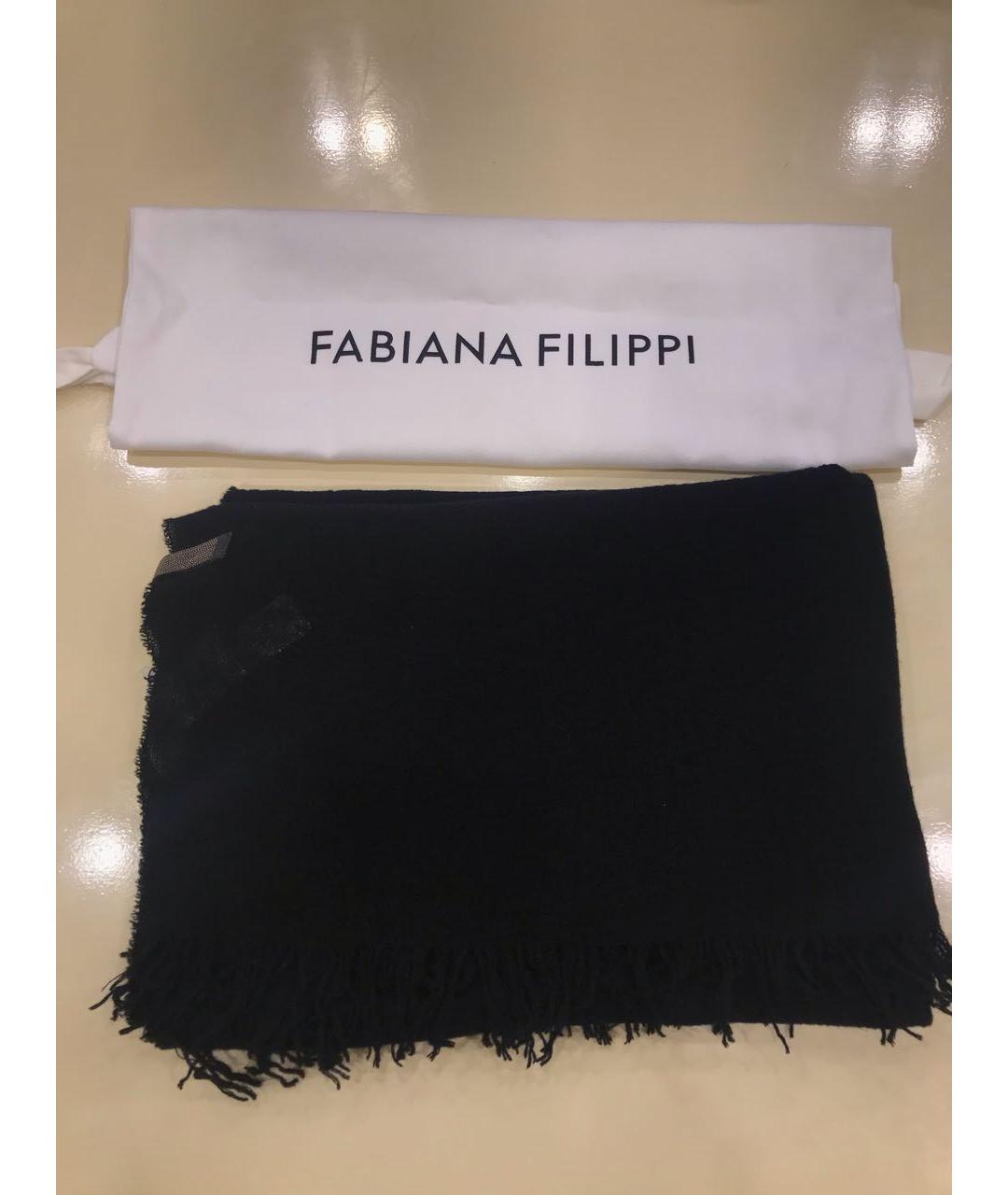 FABIANA FILIPPI Черный шарф, фото 4
