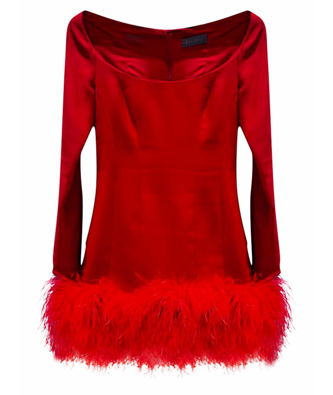 RASARIO Красное полиэстеровое коктейльное платье, фото 1
