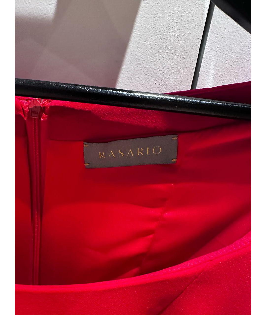 RASARIO Красное полиэстеровое коктейльное платье, фото 3