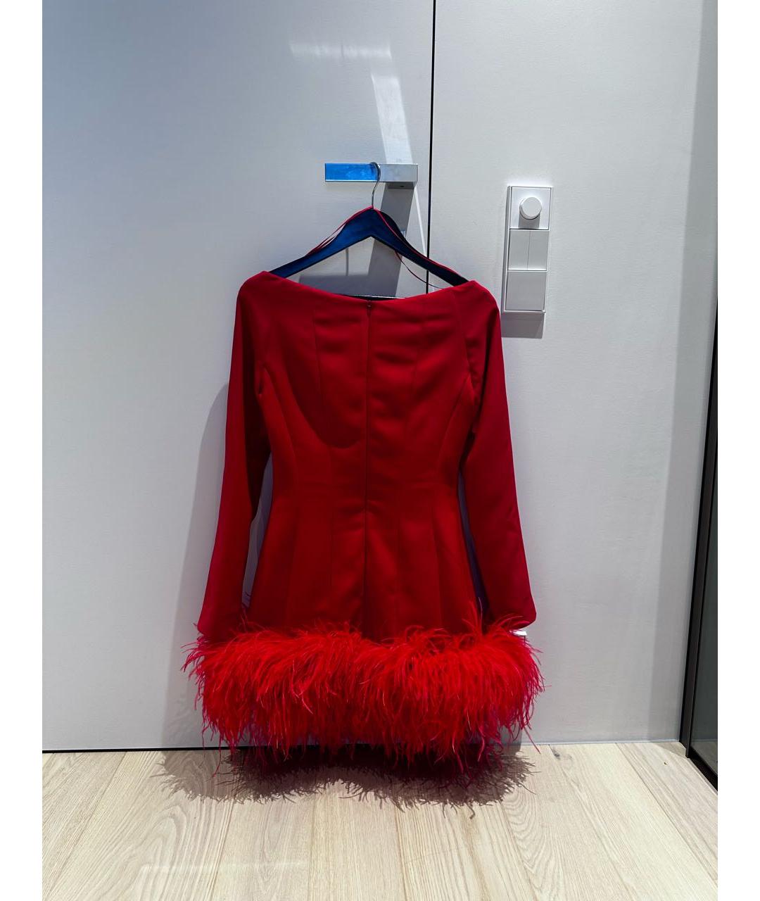 RASARIO Красное полиэстеровое коктейльное платье, фото 2