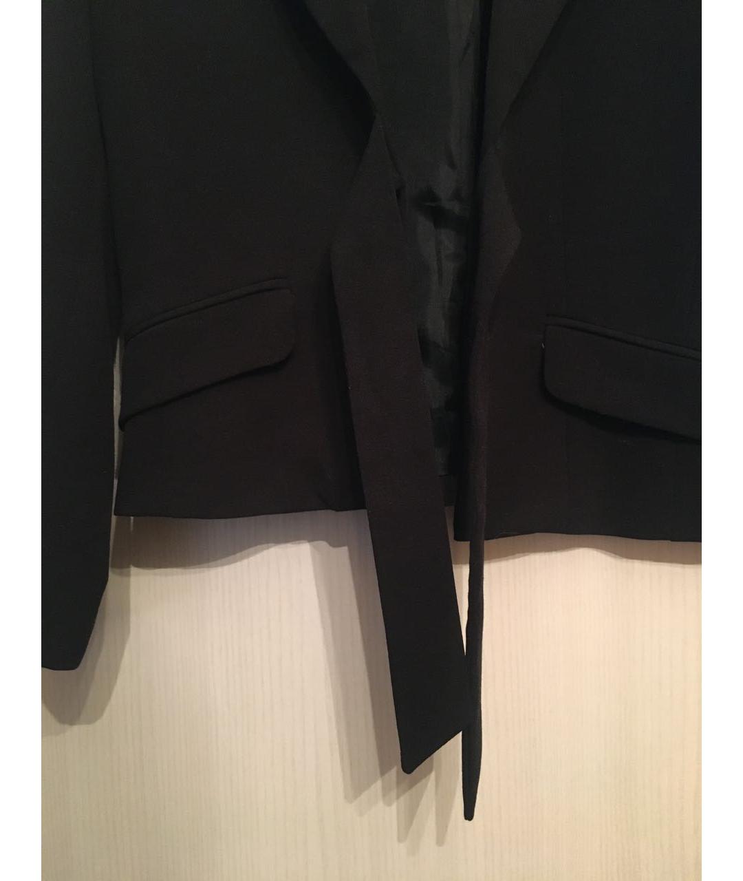 BCBG MAXAZRIA Черный полиэстеровый жакет/пиджак, фото 6