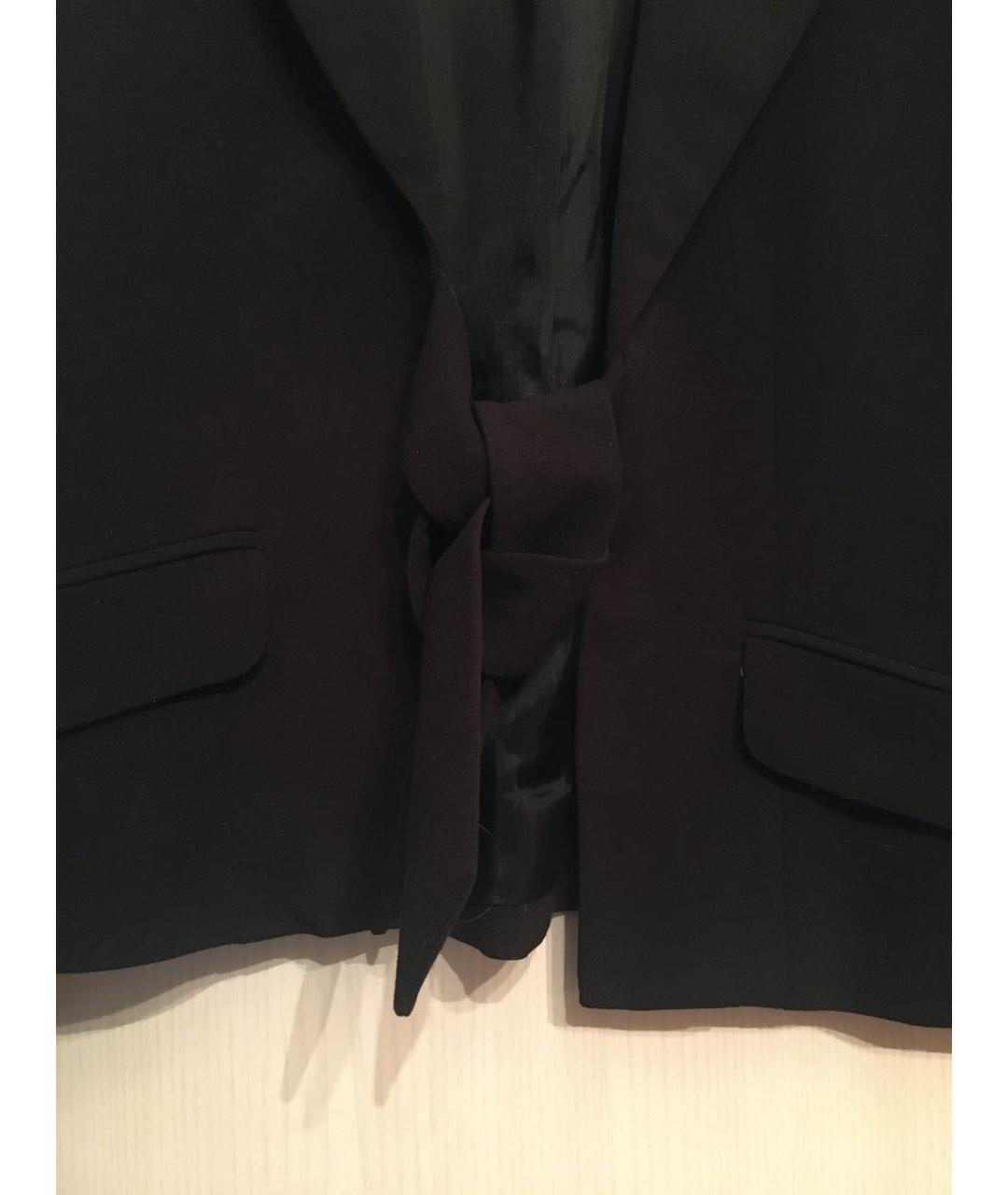 BCBG MAXAZRIA Черный полиэстеровый жакет/пиджак, фото 4