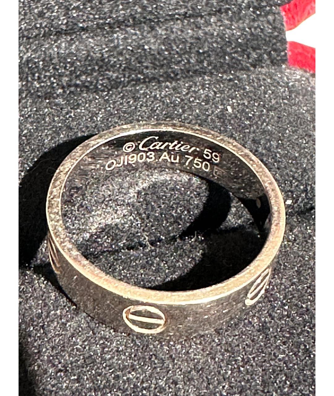 CARTIER Серебряное кольцо из белого золота, фото 5