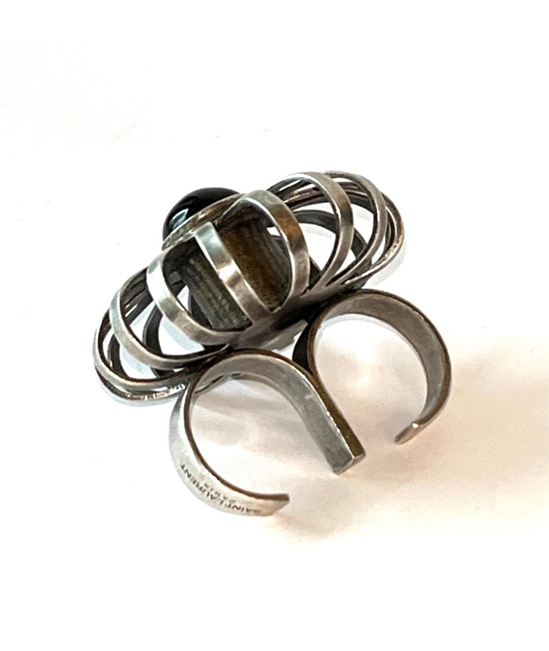 SAINT LAURENT Металлическое кольцо, фото 3