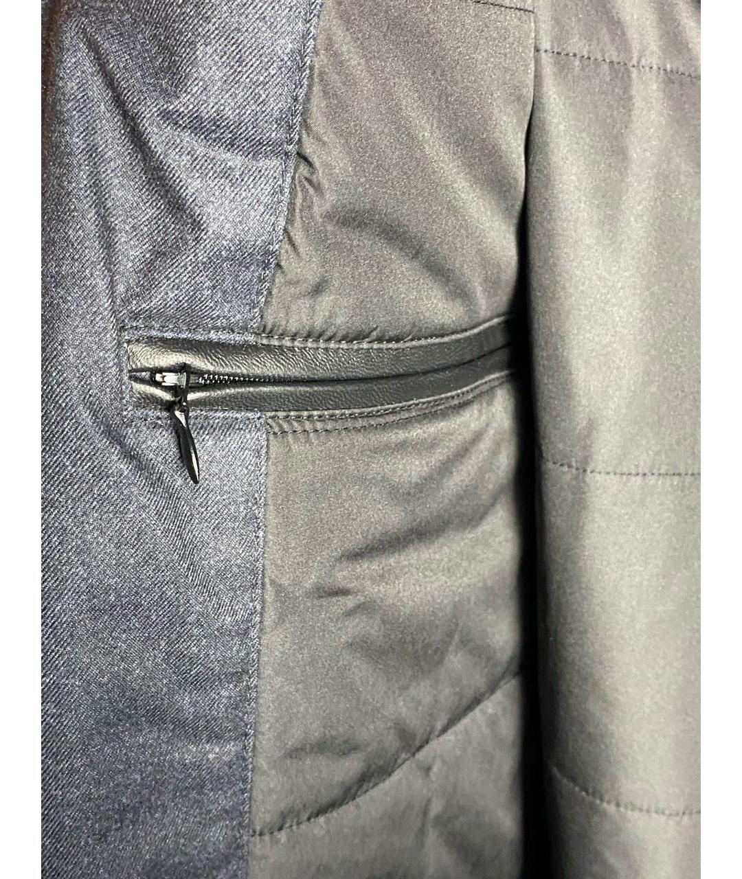 KARL LAGERFELD Антрацитовая полиэстеровая куртка, фото 5