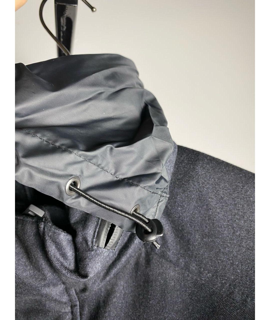 KARL LAGERFELD Антрацитовая полиэстеровая куртка, фото 7