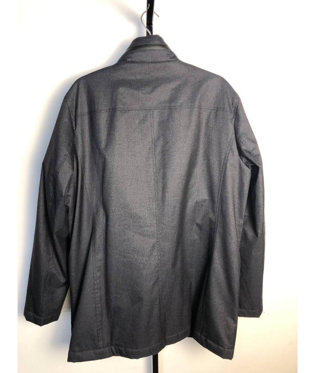 KARL LAGERFELD Антрацитовая полиэстеровая куртка, фото 2