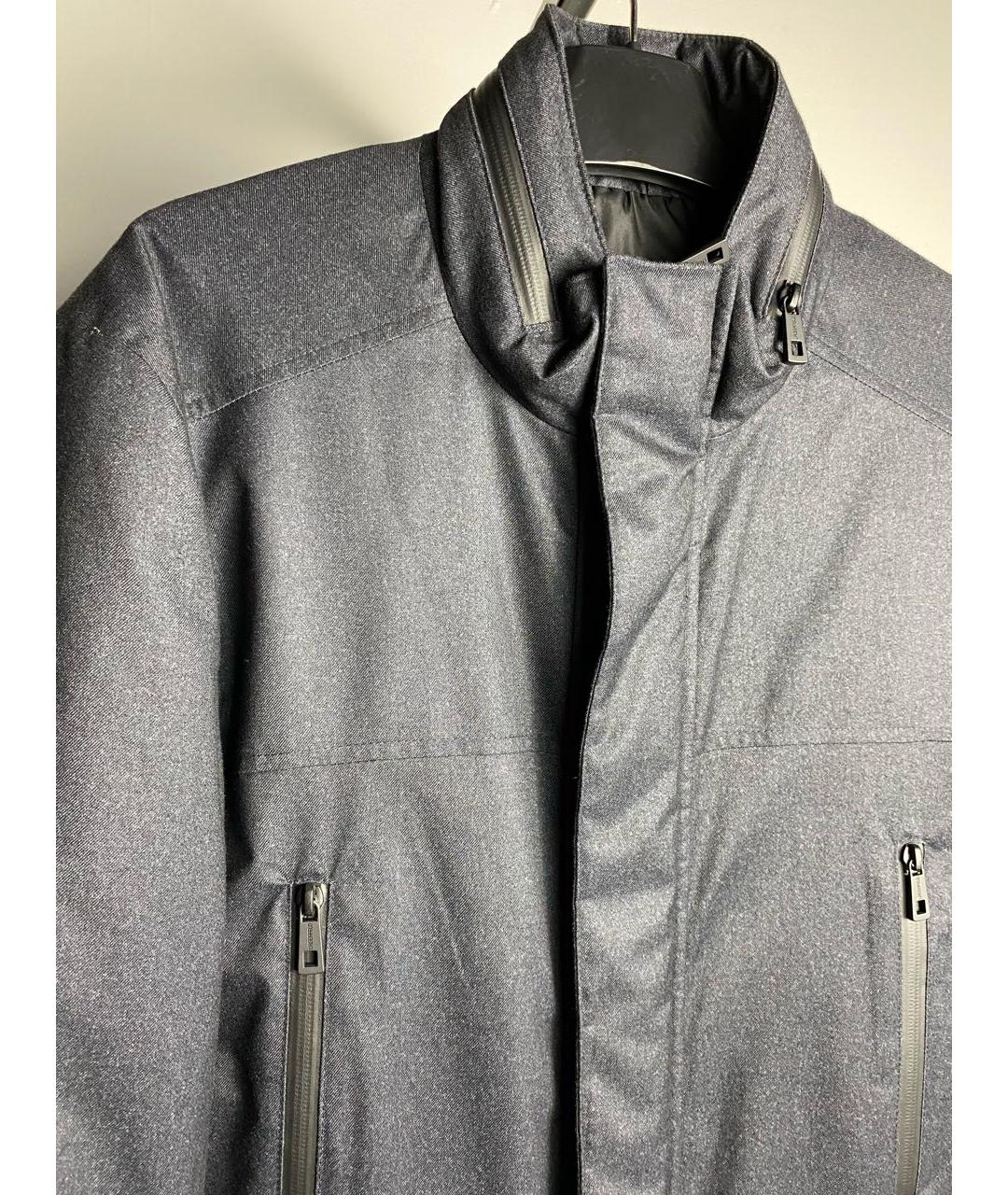 KARL LAGERFELD Антрацитовая полиэстеровая куртка, фото 8