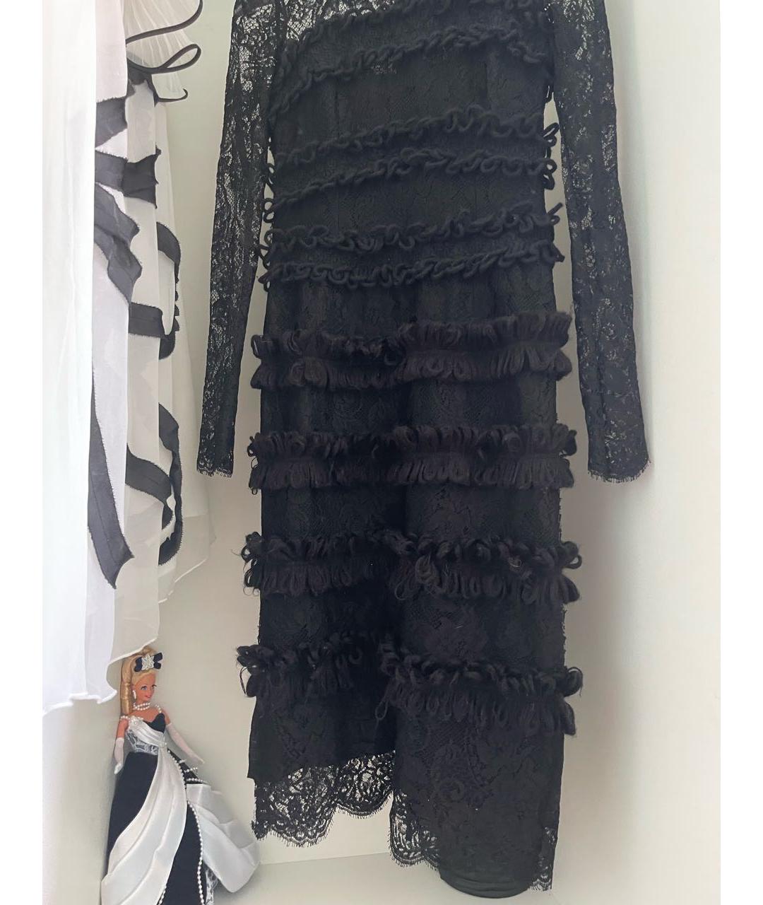 DOLCE&GABBANA Черное коктейльное платье, фото 4