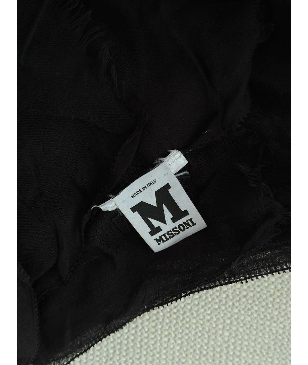 M MISSONI Черный платок, фото 3