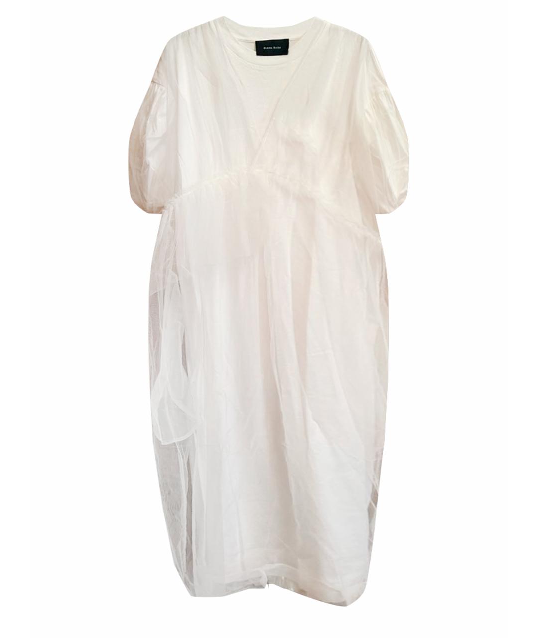 SIMONE ROCHA Белое хлопковое коктейльное платье, фото 1