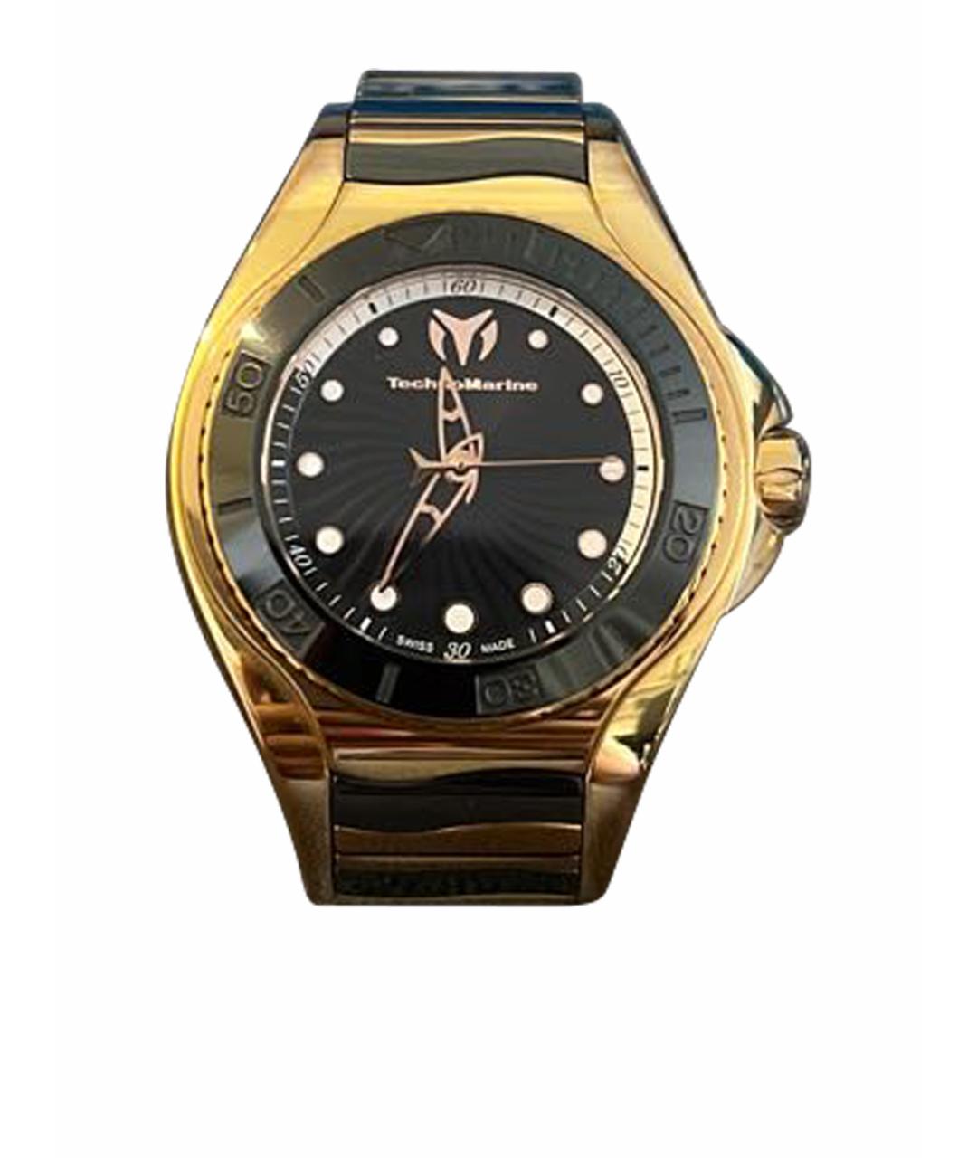 TechnoMarine Золотые позолоченные часы, фото 1