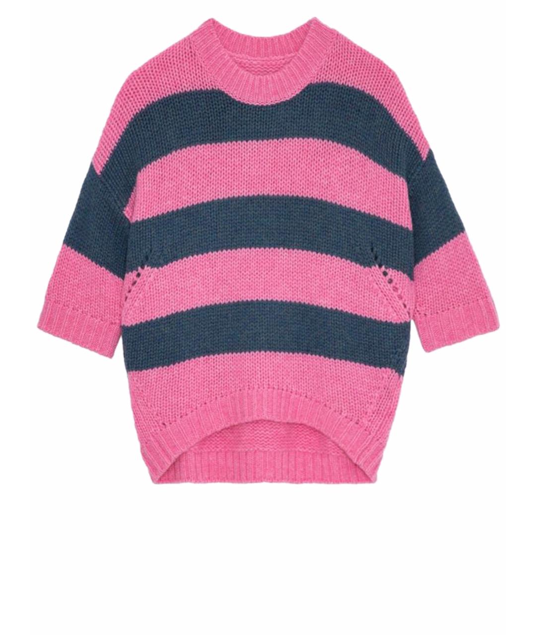 ZADIG & VOLTAIRE Розовый кашемировый джемпер / свитер, фото 1
