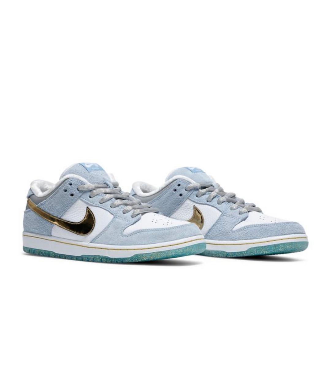 NIKE Голубые низкие кроссовки / кеды, фото 2