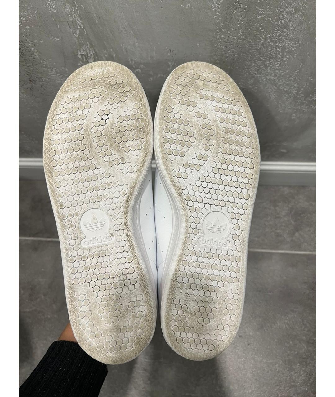 ADIDAS Белые кроссовки из искусственной кожи, фото 5