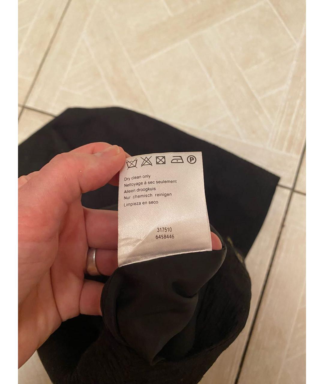 123 Черная хлопковая юбка мини, фото 8