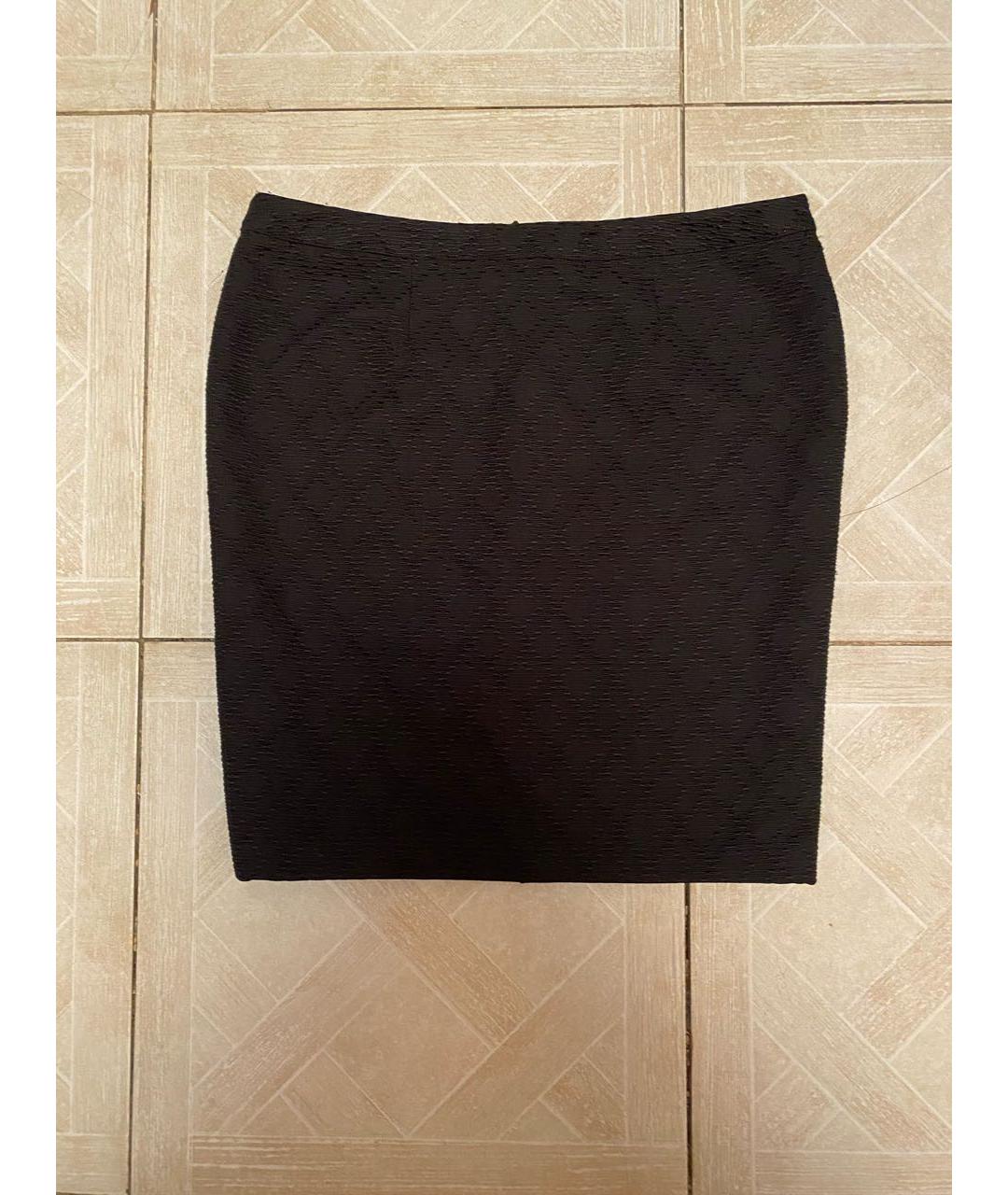 123 Черная хлопковая юбка мини, фото 9