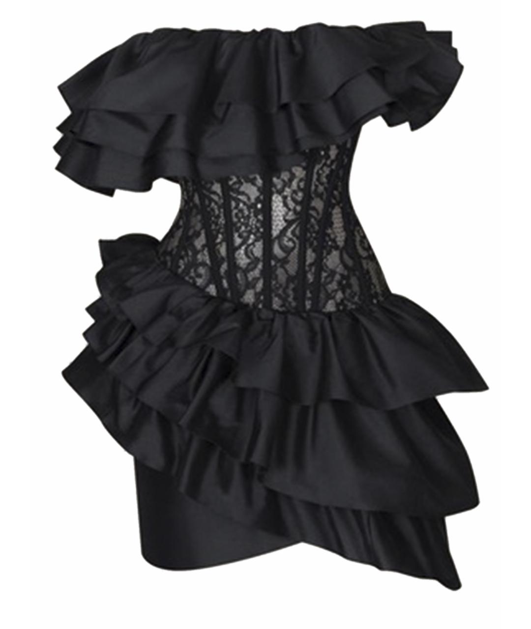 RASARIO Черное шелковое коктейльное платье, фото 1
