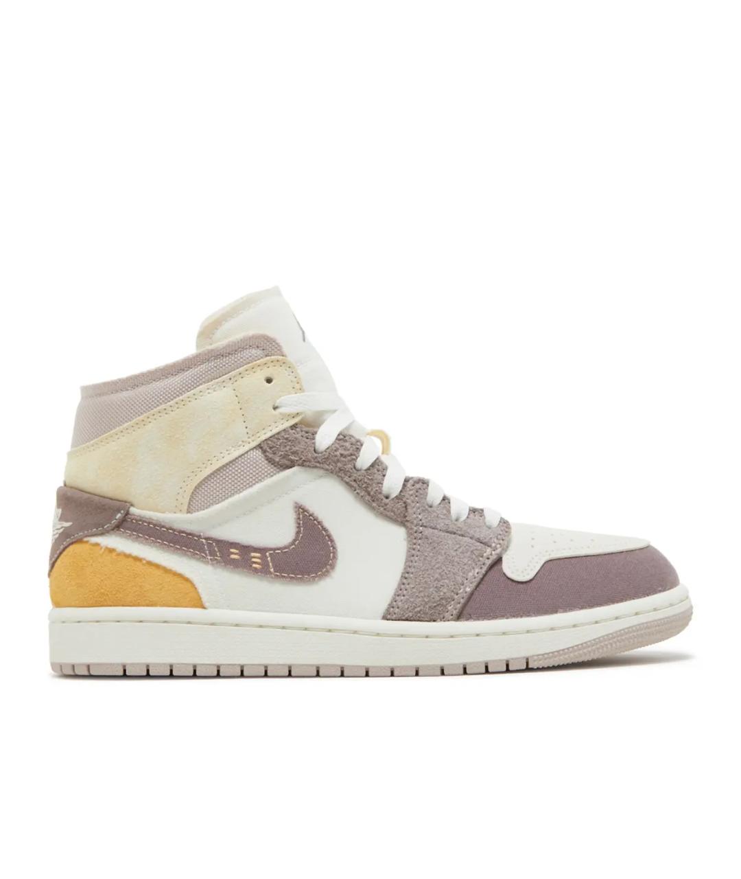 JORDAN Бежевые текстильные кроссовки, фото 1