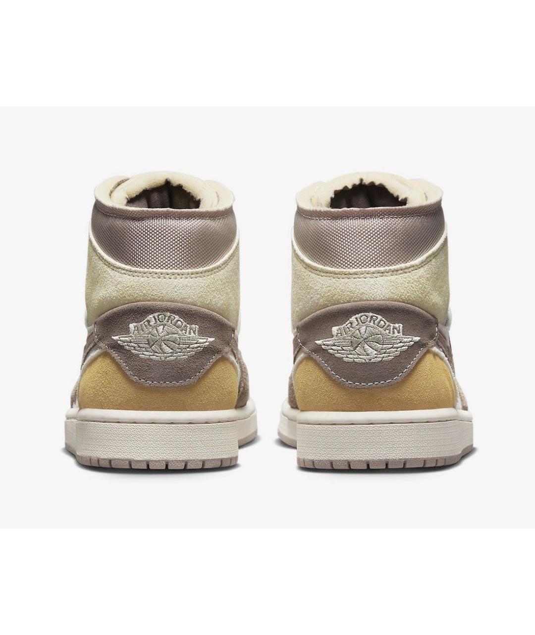 JORDAN Бежевые текстильные кроссовки, фото 4