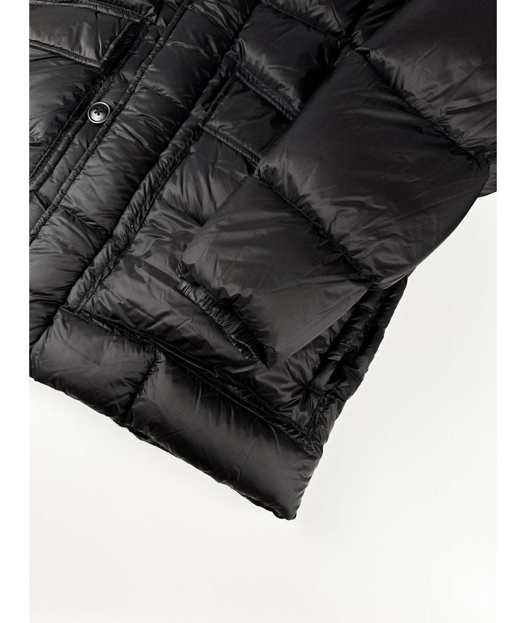 CP COMPANY Черный полиамидовый пуховик, фото 4